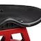 Stalwart Creeper Stool Chair - Mechanic Chair with Wheels & Tool Tray, 300lb Capacity by Red/Black 75-CAR2021 - alternate 11